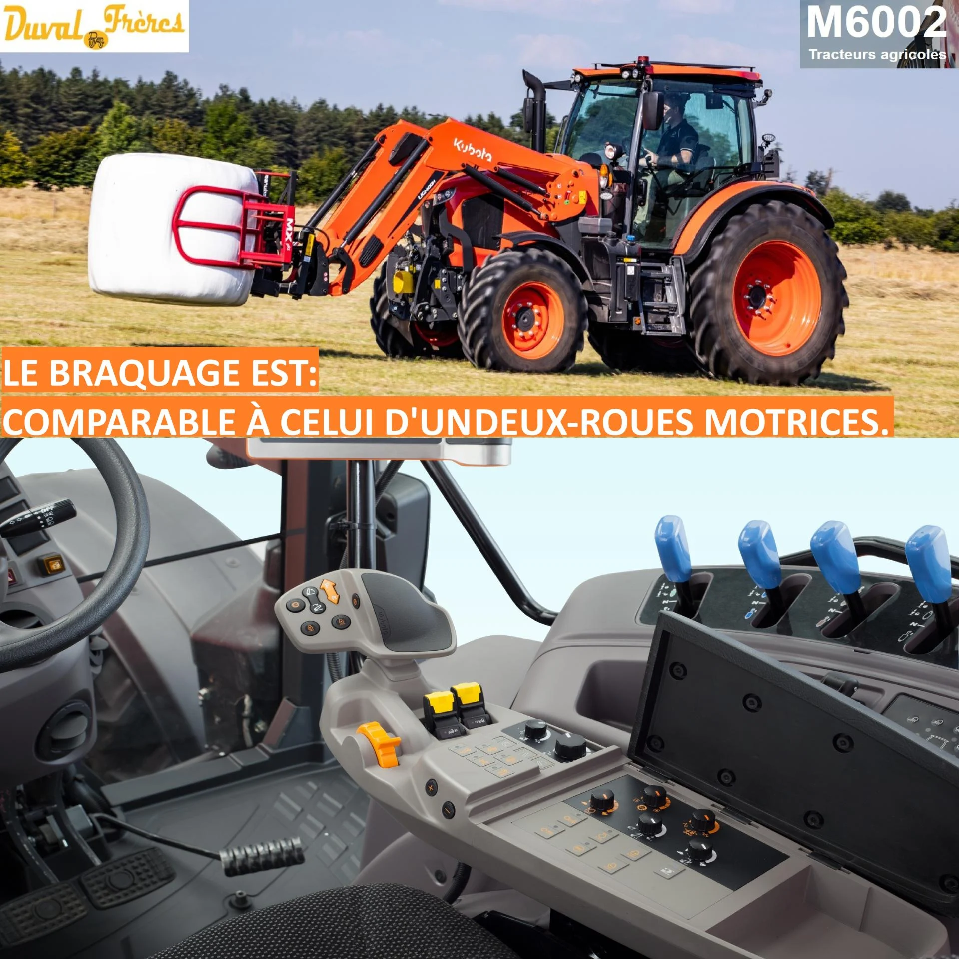 TRACTEUR KUBOTA 6002 de 123 A  163 CV