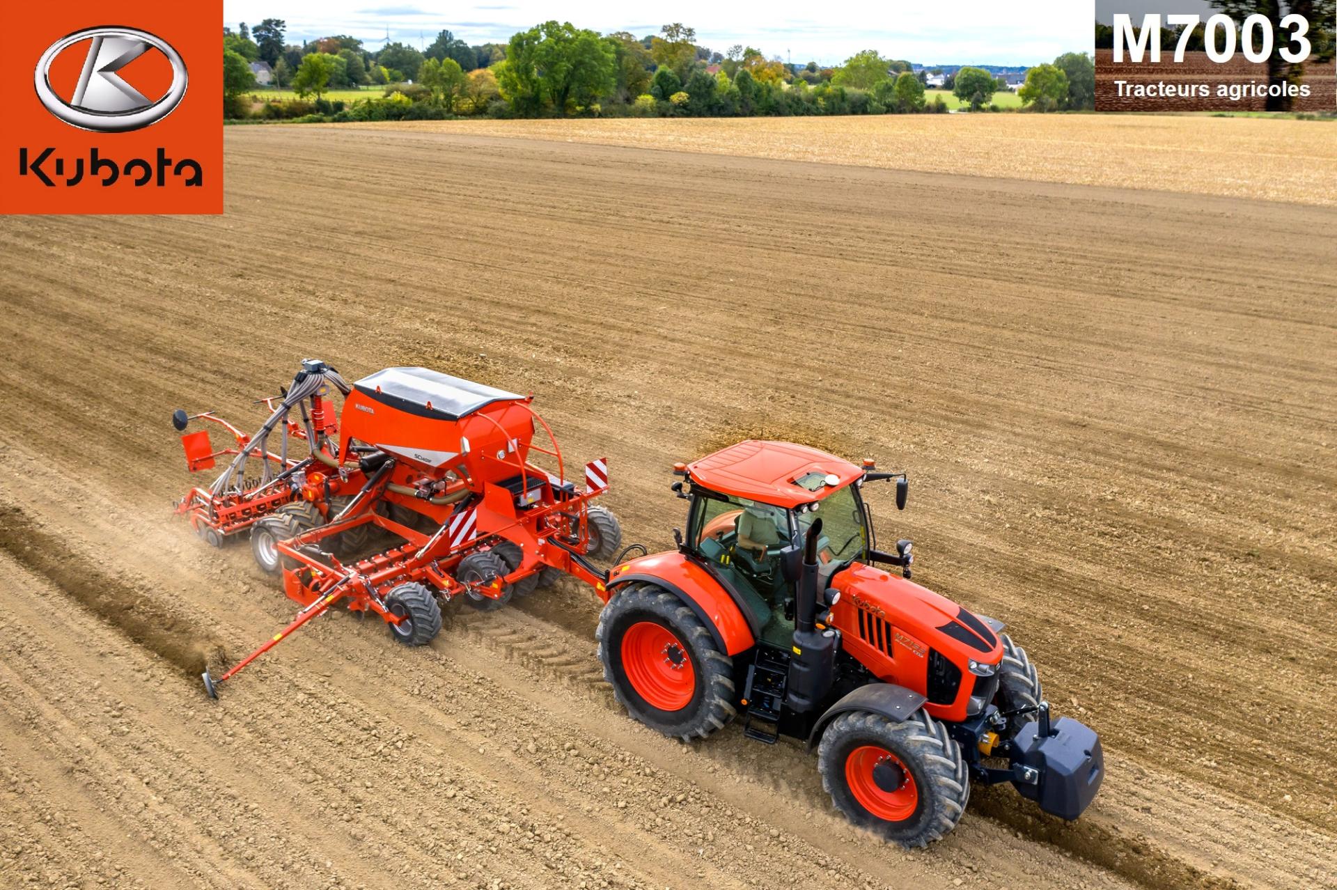 TRACTEURS KUBOTA  M7001 DEJA  10 ANS